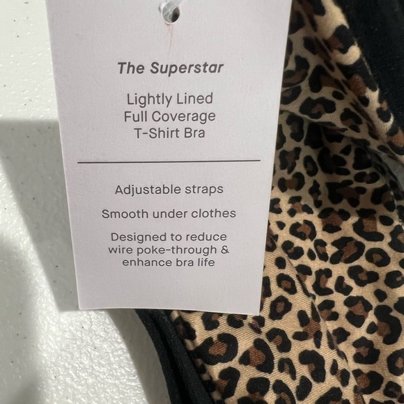 Auden Leopard Animal Print Bra Full
Coverage Underwire 44 C Super Star NWOT - Picture 7 of 8